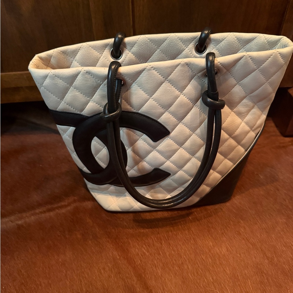 Chanel Cambon Ligne Quilted Tote